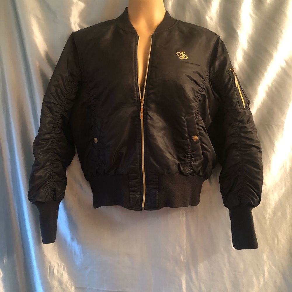 South Pole ruched bomber style puffer jacket, XXL